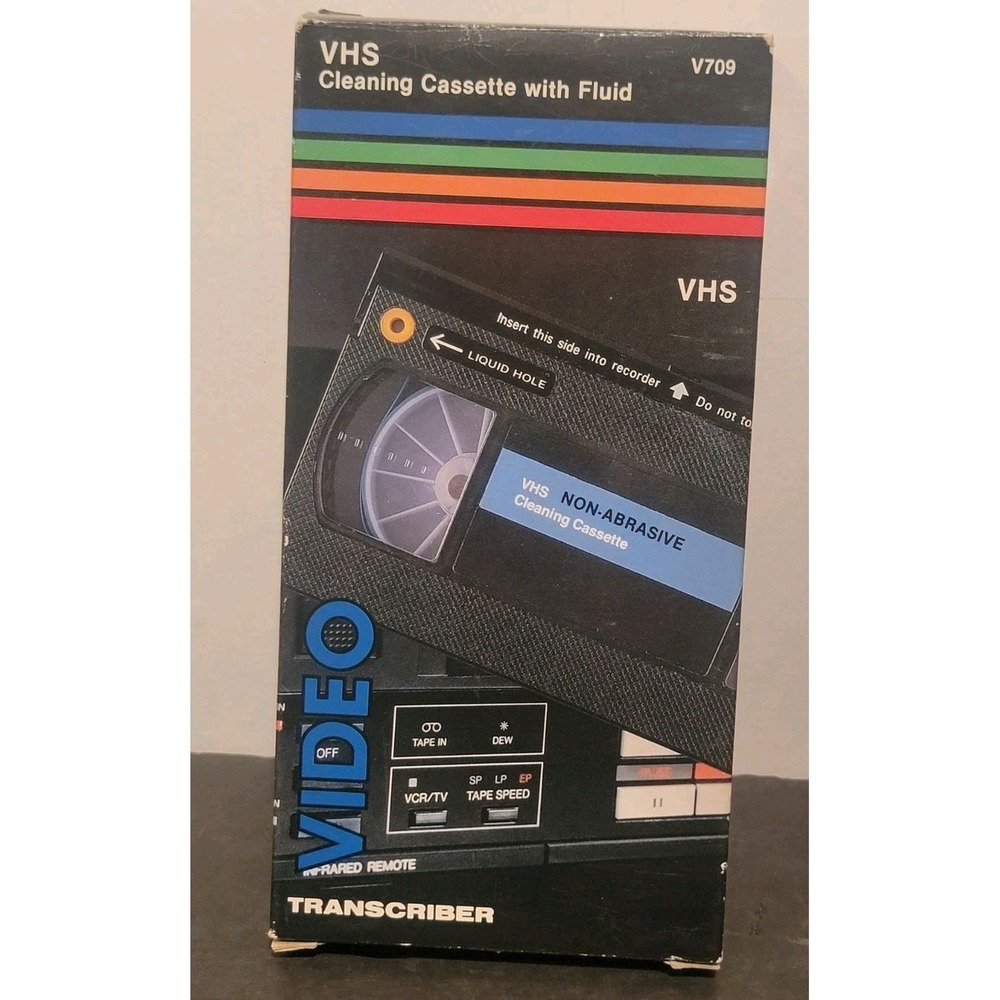 VHS Player Cleaning Tape No Fluid Tape Only